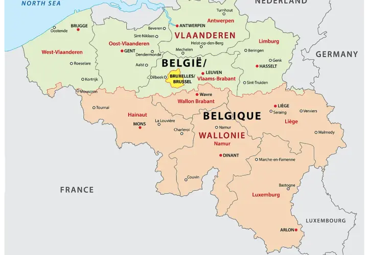 Gdzie dokładnie leży Belgia? Położenie, sąsiedzi i geografia w pigułce