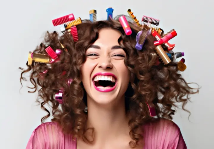 Loki na papiloty - jak kręcić włosy na papiloty, efekt curly girl