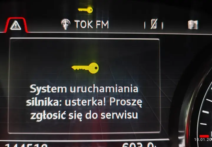 System uruchamiania silnika Audi: 5 najczęstszych awarii i naprawy