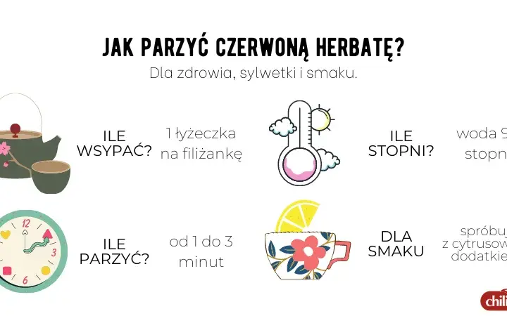 Jak parzyć czerwoną herbatę - poznaj sekret idealnego naparu krok po kroku
