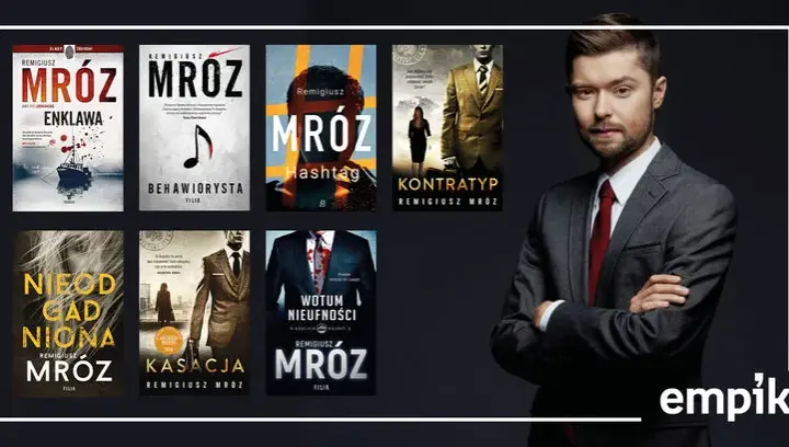Wszystkie książki Mroza w jednym miejscu: kompletna lista bestsellerów