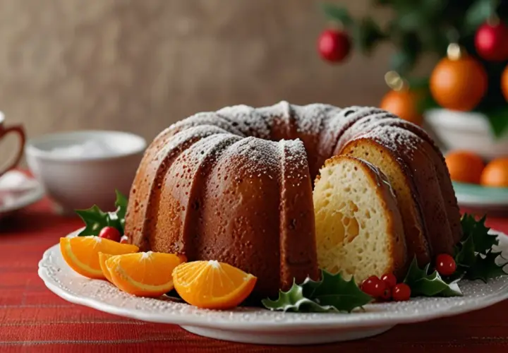 Świąteczna babka z mandarynkami: Idealne ciasto na świąteczny stół