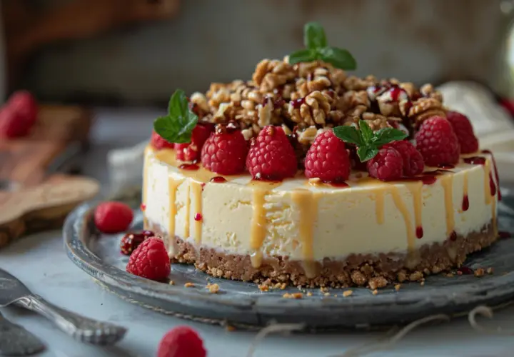 Sernik na zimno z mascarpone i mlekiem skondensowanym - przepis