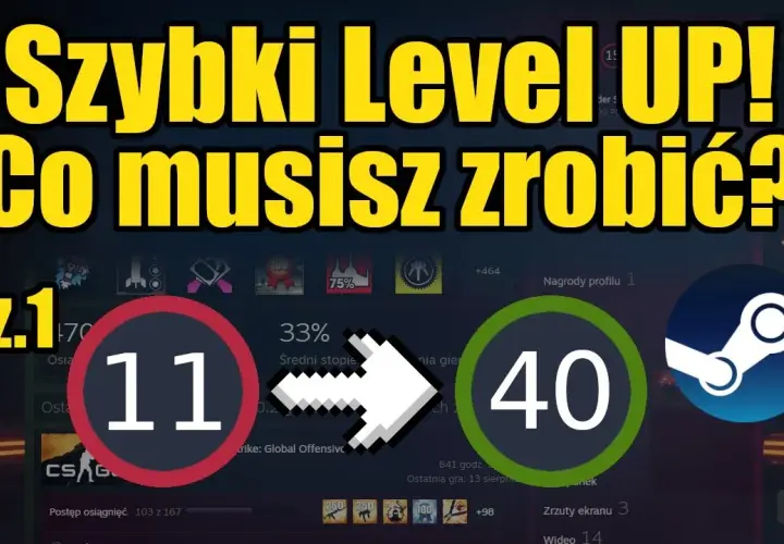 Jak wbić poziom Steam i zdobyć więcej punktów doświadczenia szybko