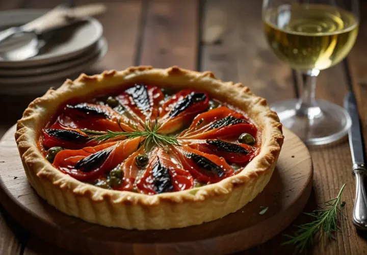 Tarta z łososiem i suszonymi pomidorami: Pyszne danie na każdą okazję