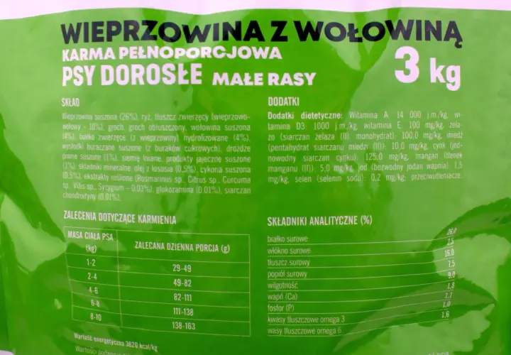 Karma John Dog wieprzowina z wołowiną – zdrowe odżywianie psa