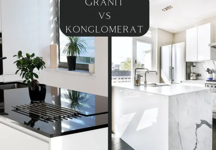 Blat kuchenny konglomerat czy granit - co wybrać, aby nie żałować?