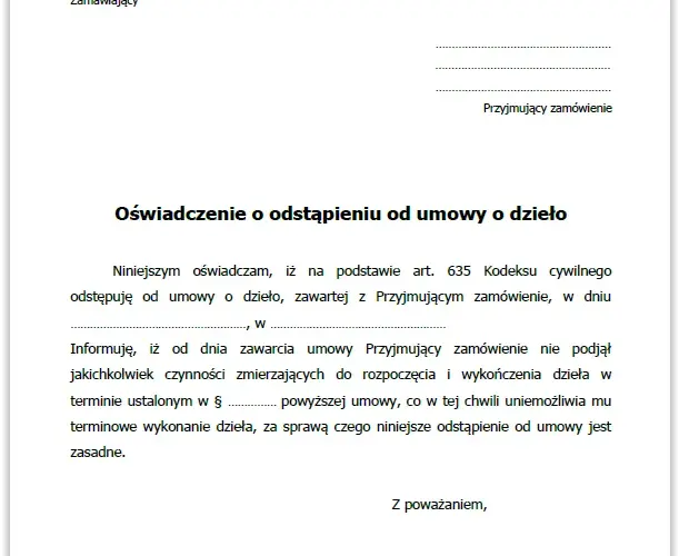 Jak bezpiecznie odstąpić od umowy warunkowej bez konsekwencji prawnych