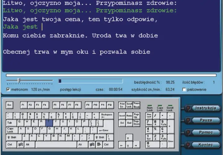Najlepszy program do nauki pisania dla dzieci: Mistrz Klawiatury