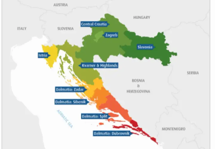 Gdzie dokładnie leży Dalmacja? Poznaj jej położenie i geograficzne ciekawostki