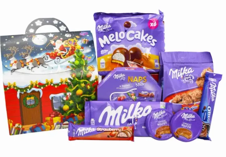 Słodycze świąteczne Milka 2025: pełen przegląd produktów na prezent