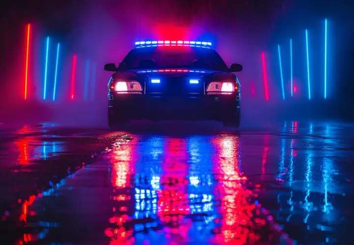 Światła policji: Co oznaczają różne kolory? Wyjaśnienie