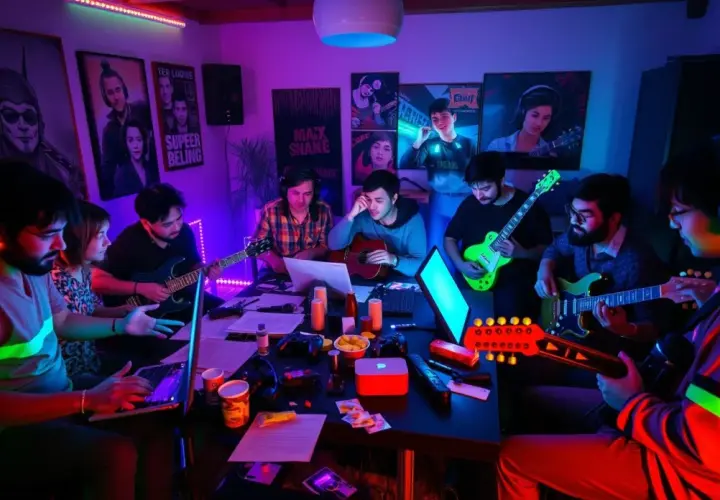 Muzycy, którzy lubią grać w gry online