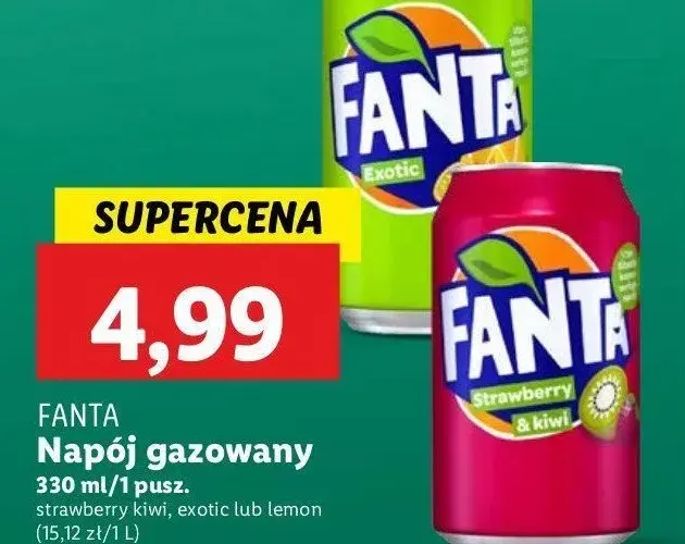 Gdzie kupić Fanta Exotic? Sprawdź najlepsze oferty i ceny