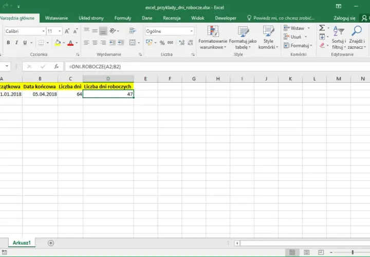 Excel: jak łatwo obliczyć ile dni minęło od daty - 3 sposoby