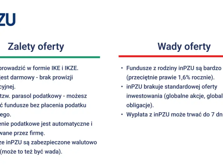 Zalety i wady funduszy inPZU. Czy warto inwestować w fundusze inwestycyjne? Sprawdź!