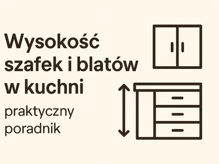 Na jakiej wysokości listwa do szafek kuchennych, by uniknąć błędów?