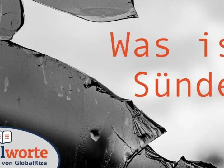 Zerbrochenes Glas und die Frage "Was ist Sünde?". Psalm 14 erinnert uns an die Torheit derer, die Gott verleugnen.
