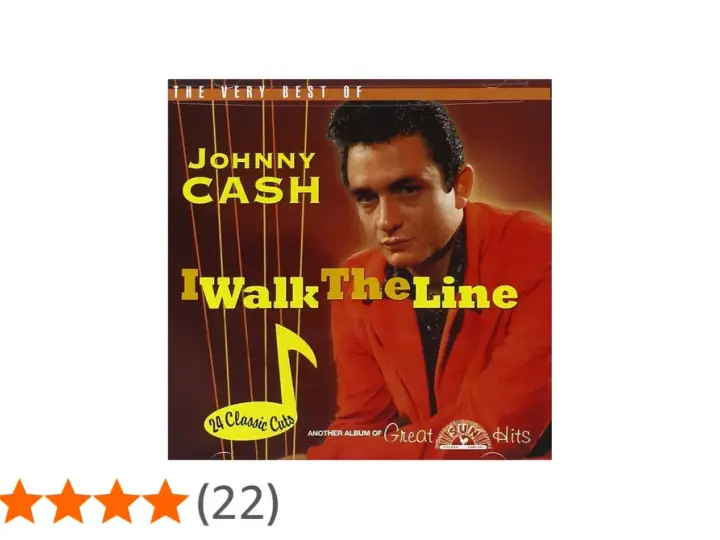 Johnny Cash mit seinem Album "I Walk The Line". Ein Klassiker des Country.