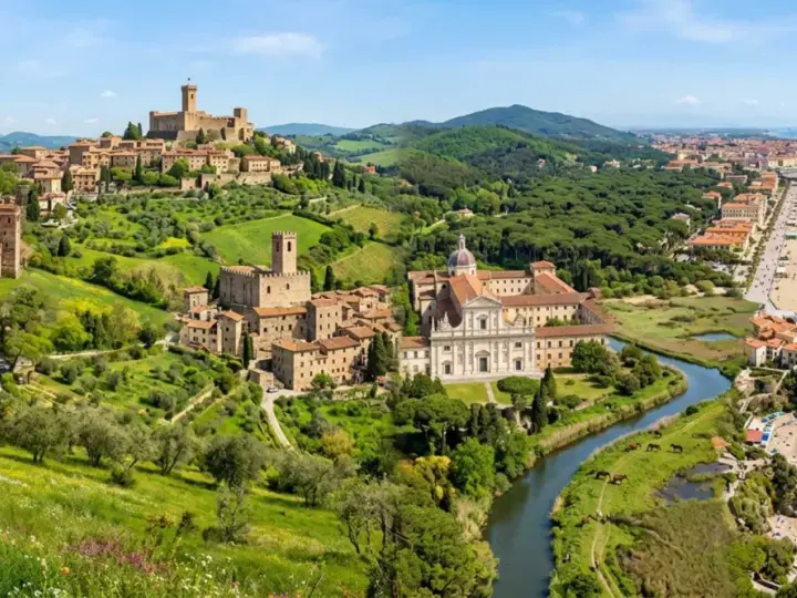 Borghi medievali, un'abbazia imponente e la costa: ecco cosa vedere vicino Pisa per un viaggio indimenticabile.
