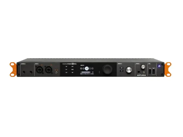 Profesjonalny interfejs audio Arturia AudioFuse 16Rig z licznymi wejściami i wyjściami, idealny do studia nagraniowego.