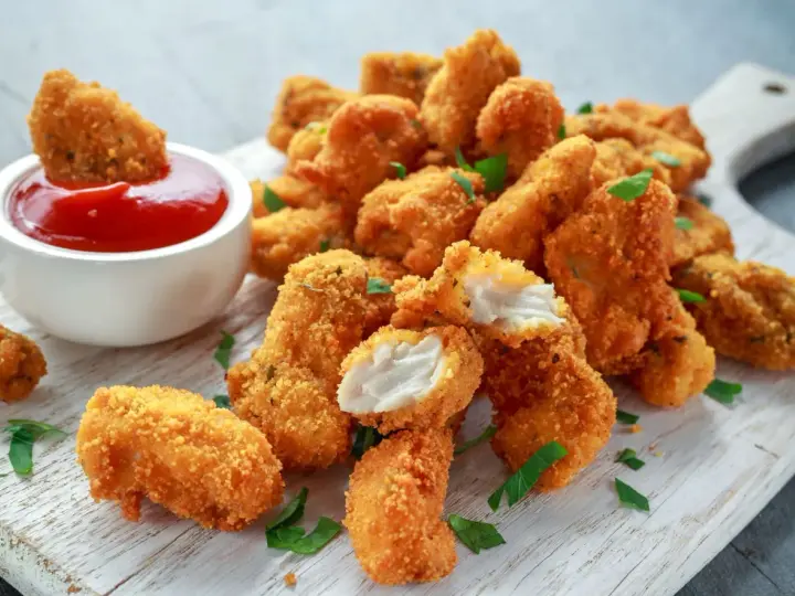 Chrupiące krewetki w panko, idealne do maczania w ketchupie. Pyszna przekąska na każdą okazję.