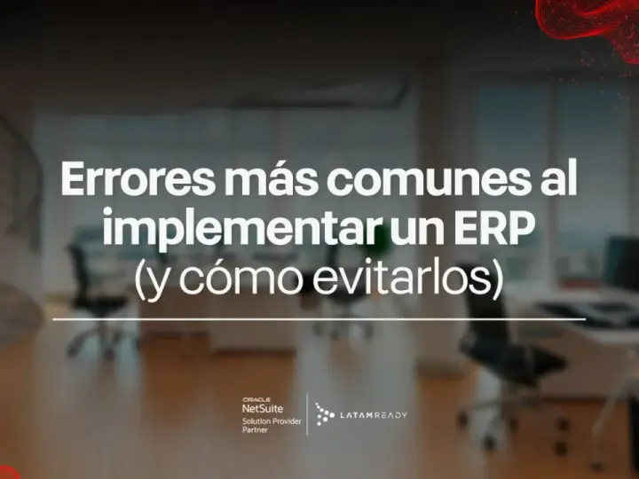 Errores comunes al implementar un software ERP y cómo evitarlos. Imagen de oficina moderna.