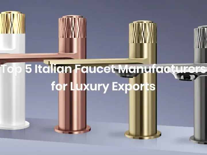 I rubinetti da cucina italiani di lusso, in oro, rame, bianco e argento, rappresentano l'eccellenza del design.