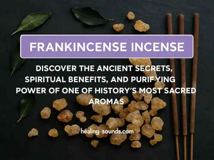 Frankincense incense, its ancient meaning, spiritual benefits, and purifying power. Discover the sacred aroma.