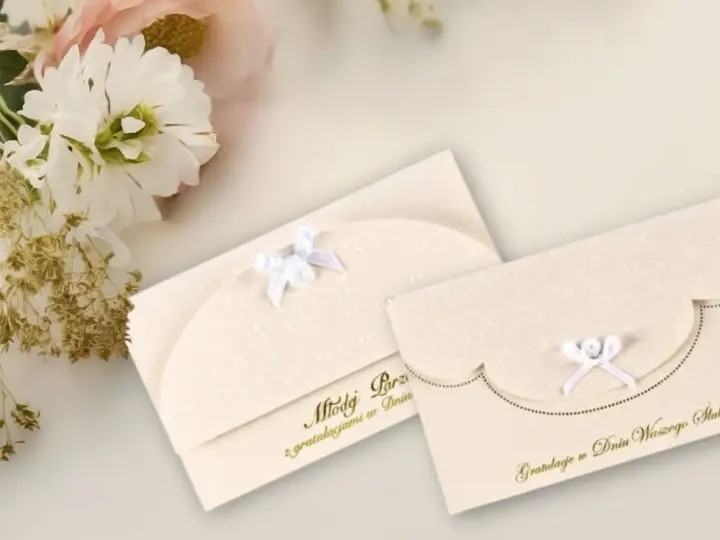 Eleganckie zaproszenia premium: subtelna różnica między drukiem cyfrowym a letterpressem. Kwiaty podkreślają ich wyjątkowość.