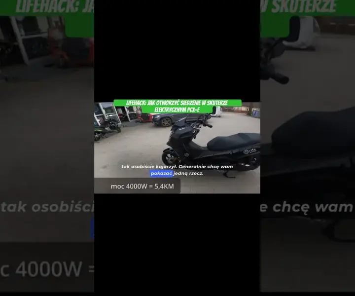 Jak otworzyć siedzenie w skuterze bez kluczyka - sprawdzone metody
