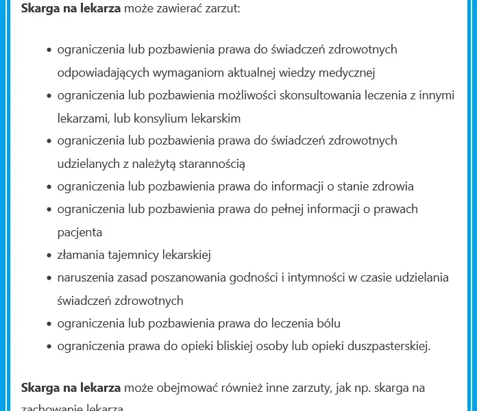 Jak złożyć skargę na lekarza: krok po kroku do skutecznej reklamacji