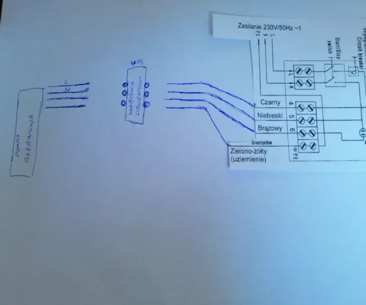 Podłączenie pompy głębinowej - Schemat elektryczny i bezpieczeństwo