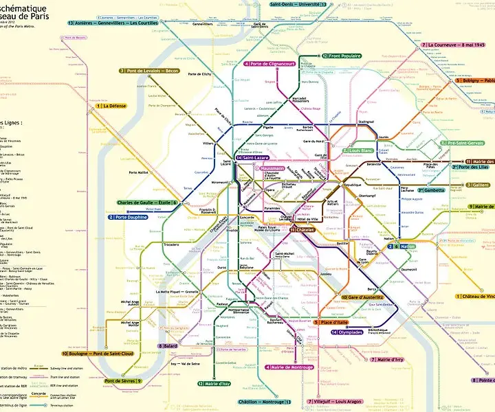 Mapa dzielnic Paryża - najważniejsze informacje.