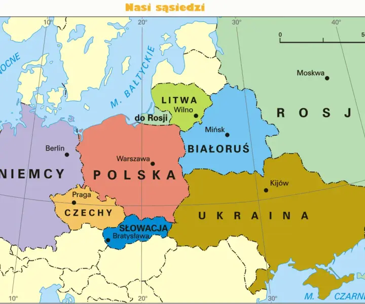 Z iloma krajami graniczy Polska? Poznaj wszystkich 7 sąsiadów!