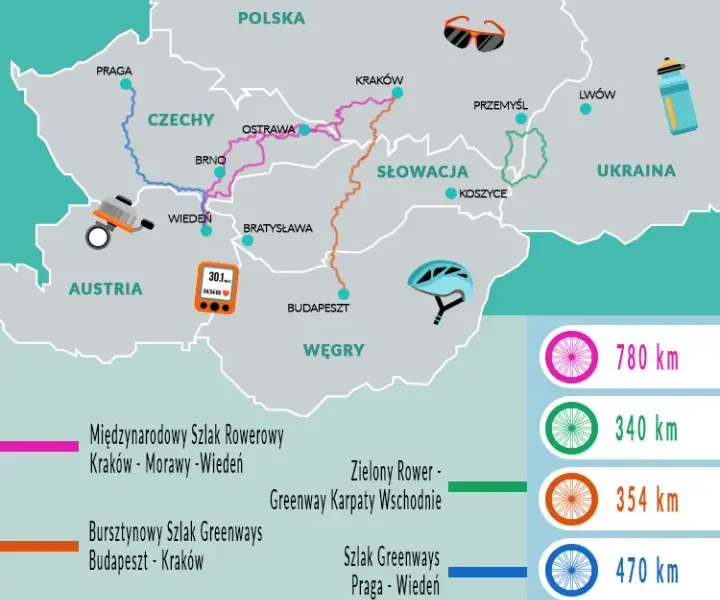 Najlepsze trasy rowerowe w Czechach na mapie – odkryj ukryte skarby