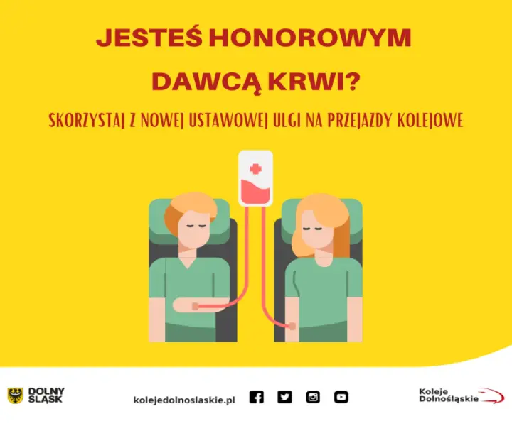 Zniżki dla krwiodawców w pkp - jak skorzystać?