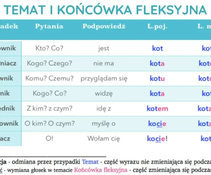 Końcówki w języku polskim: kluczowe zasady i zastosowanie
