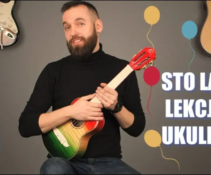 Jak zagrać na ukulele Sto Lat - proste akordy dla początkujących