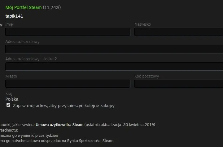 Jak prawidłowo wpisać adres rozliczeniowy Steam, by uniknąć problemów