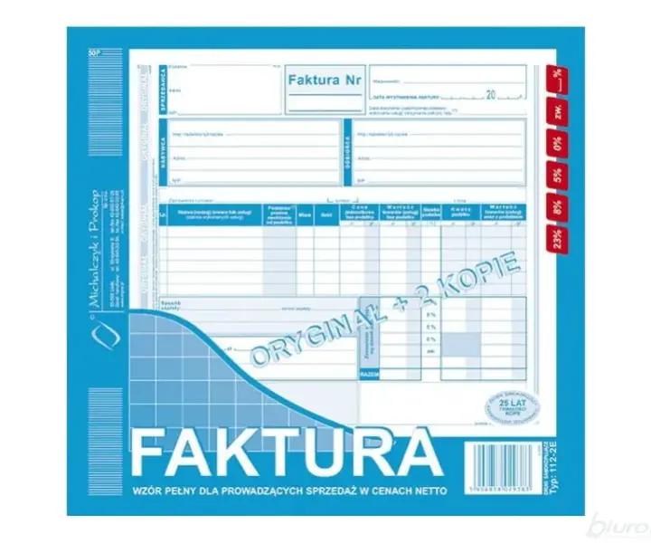 Faktura uproszczona druk: gotowe wzory i formularze do pobrania