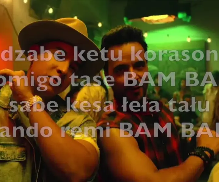 Fonetyczna wymowa tekstu Despacito - naucz się śpiewać jak native speaker