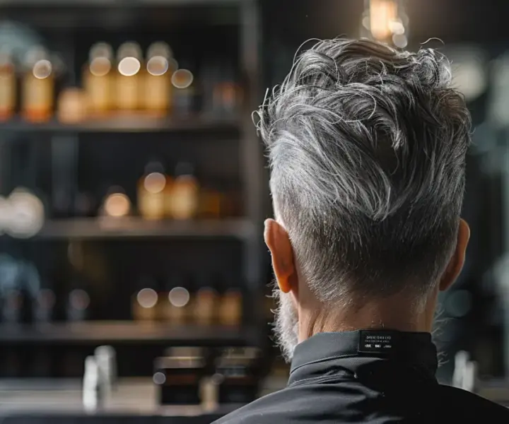Srebrne włosy męskie: Jak osiągnąć modny siwy look?