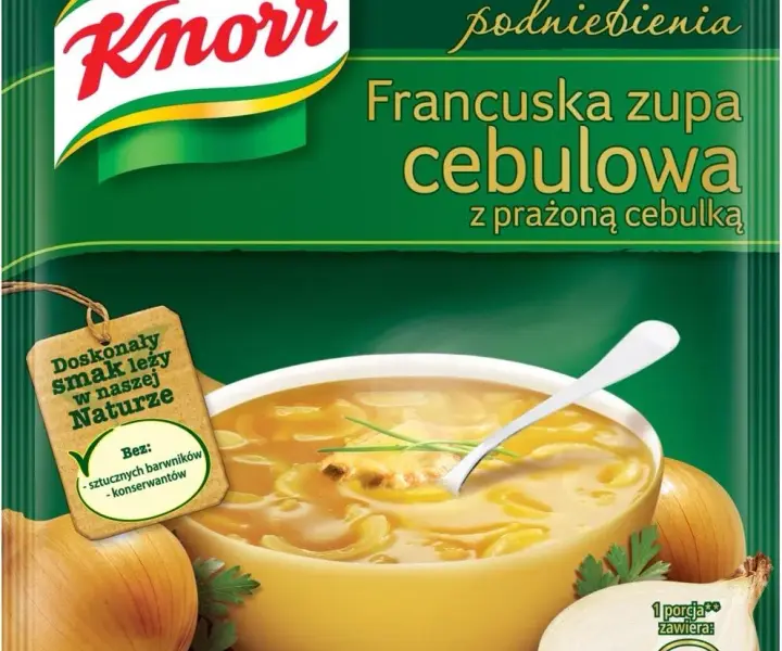 Gdzie kupić francuską zupę cebulową Knorr? Sprawdź dostępność i promocje!
