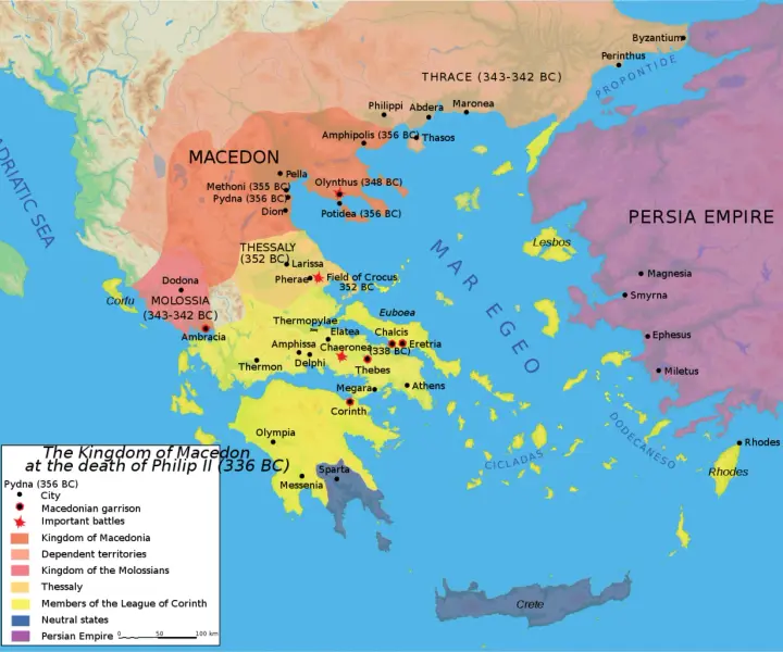 Mapa starożytnej Macedonii - odkryj jej tajemnice i historię