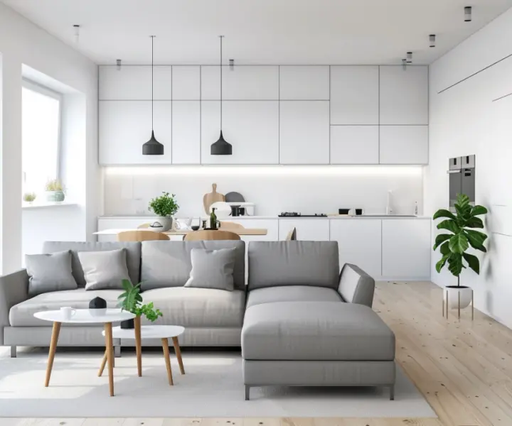 Salon z aneksem kuchennym 18 m²: jak urządzić?
