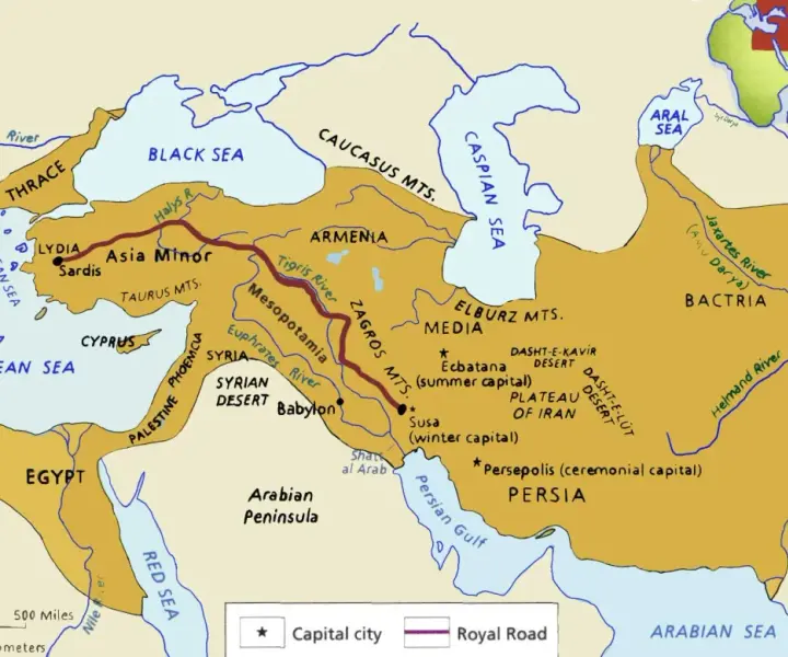 Starożytna Persja mapa: odkryj granice potężnego imperium