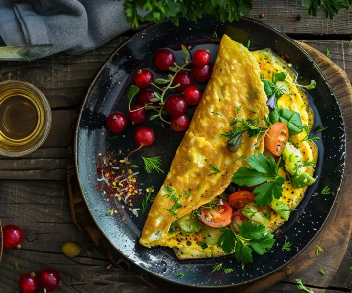 Omlet z mąki orkiszowej: Poznajemy lekki i pożywny przepis na śniadanie