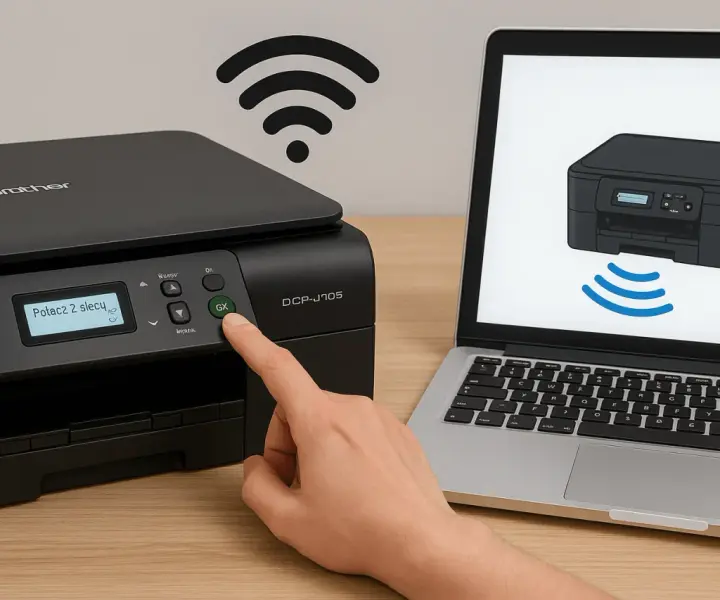 Jak podłączyć drukarkę Brother DCP-T510W do Wi-Fi – proste kroki bez problemów