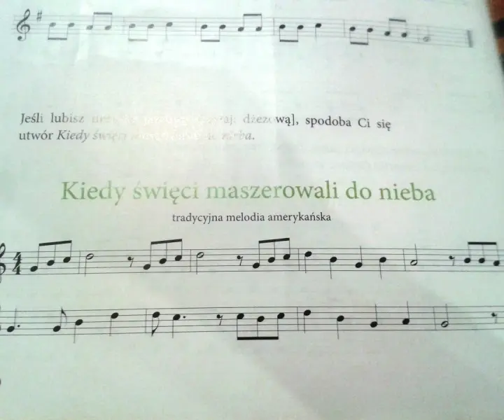 Nuty kiedy święci idą do nieba – znajdź je łatwo i szybko
